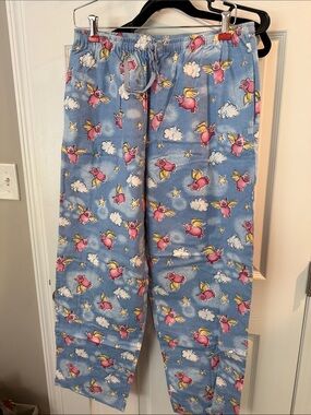 Women's Blue Pig Print Pajama Pants - Cozy Sleep Lounge